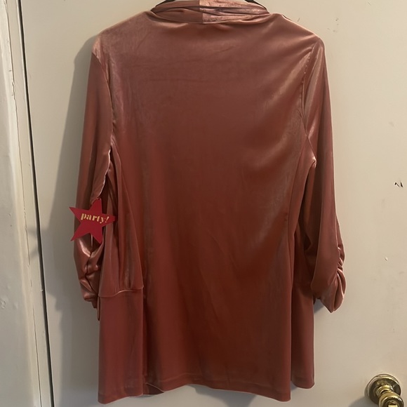 Velvet pink blazer - Picture 2 of 2